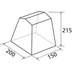 Cucinotto Brunner Gusto II NG 200X150 -Offerte Campeggio Negozio cucinotto gusto ii ng 1 3