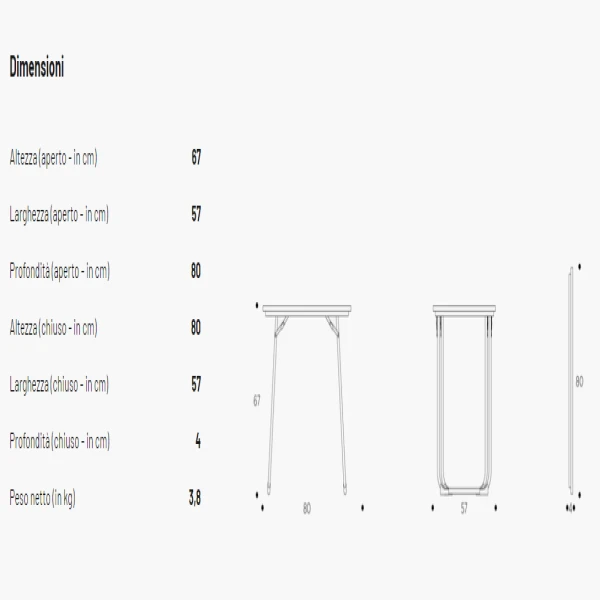Tavolo LaFuma Fidji 5 Tavolo LaFuma Fidji - immagine 3