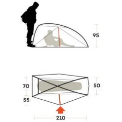 Tenda Ferrino Nemesi 1 PRO -Offerte Campeggio Negozio tenda ferrino nemesi 1 pro leggera intuitiva struttura interna rapido montaggio hiker ciclismo 6